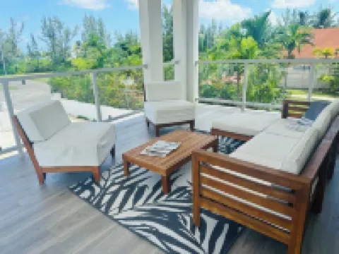 Beautiful modern home with great outdoor spaces and views.