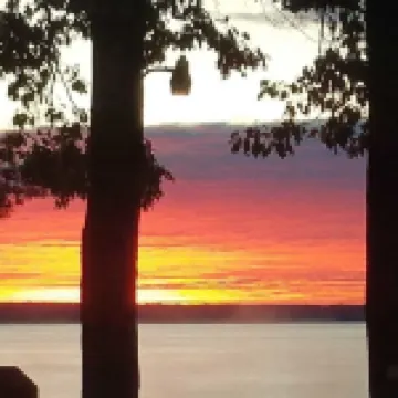 Amazing Cabin directly on Higgins Lake w/Private Boat Mooring Onsite!