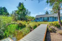 Dock, Water Views: Dog-Friendly Ocean Shores Home! - 4-Star