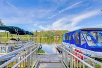 Dock & Fire Pit: Scenic Studio on Suwannee River!