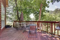 Double Springs Cabin Stay w/ Deck + Shared Dock! - 3-Star