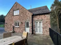 Woodland edge retreat, with wood burning stove.