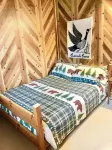 The Aframe Beach Front Cottage Rental on Manitoulin Island