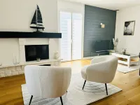 Villa Spa Du Bassin - 2 bedrooms - Swimming pool - Le Teich - Bassin d'Arcachon Hotels in Le Teich