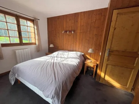 Apartment at the foot of the Bettex slopes with breathtaking views of Mont Blanc