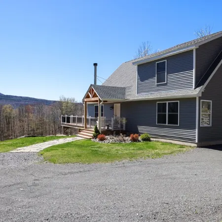 Modern Chalet in Tannersville w/ Huge Deck & Epic Views on 5 Private Acres