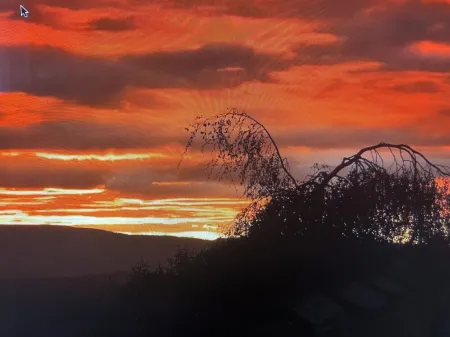 The lodge has spectacular views of  Cromarty Firth and Ben Wyvis mountain range.