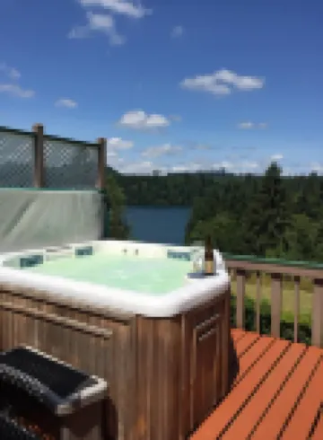 Spectacular lake view!