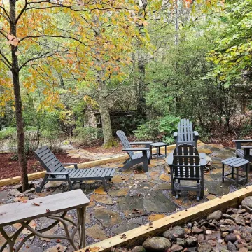 Blue Ridge Mountain Retreat with Cozy Firepit Terrace.