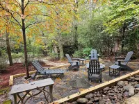 Blue Ridge Mountain Retreat with Cozy Firepit Terrace.