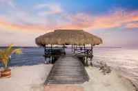 Private Beach Ocean Front Boat Dock Tiki Bar