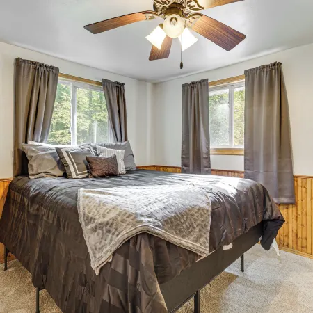 5 MI to Otter Lake: Home w/ Fire Pit & Atv Trails