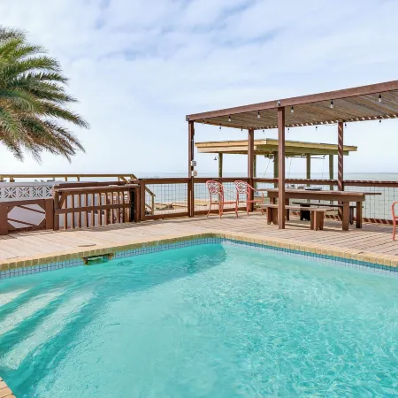 Waterfront Port Isabel Family Home w/ Pool & Pier!