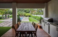 Villa Caicos Fire Pit Pool
