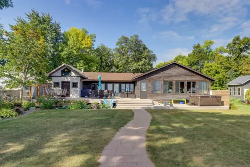 Family-Friendly Ottertail Home on Rush Lake! - Parking