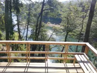 Wonderful Rustic Cabin 2, with Native Logs, on the Banks of the Trancura River