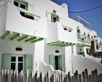 Yalos Hotel Sunset View Mykonos Town Private Rooms