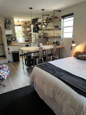 The Harley Hideaway, a tiny house on the Water