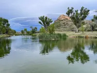 Sunset Ranch, a private acre lot facing open ranch land and high planes desert