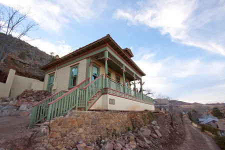 THE JOHN RIORDAN HOUSE. BUILT 1898.  VACANT, BURIED FOR 60 YEARS, RESTORED 2012