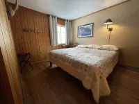 Hubbard Lake Sunset Hideaway, large lakefront property.