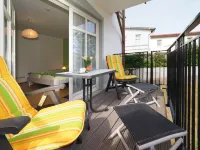 Großzügige 70qm Ferienwohnung in Ahlbeck mit Balkon