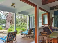 Designer Retro Beach Shack on the lakefront