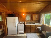 Cabin 3 'Kingfisher' 1 Br, 2 pp, Overlooks Lake, Access to Boats!