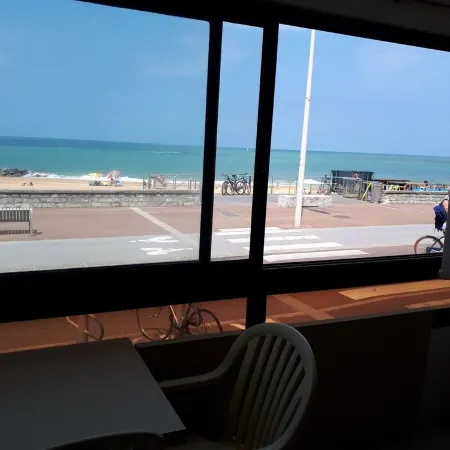 FACE TO THE CENTRAL BEACH for this pleasant T2 of 40m².