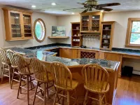 Large Secluded Home w/ Private Pool, Hot-tub, Gym, Game room, and Bar Area.