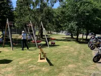 Chalet auf Campingplatz