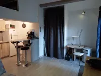 Studio spa jacuzzi private pool access villa in lorgues-83