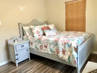 3 bd/2 ba with large yard only 2 miles from beach!