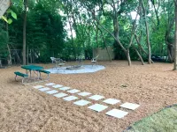 Shady Backyard and Relaxing Patio - Charming Serene Hideaway Hotels in Shelby County