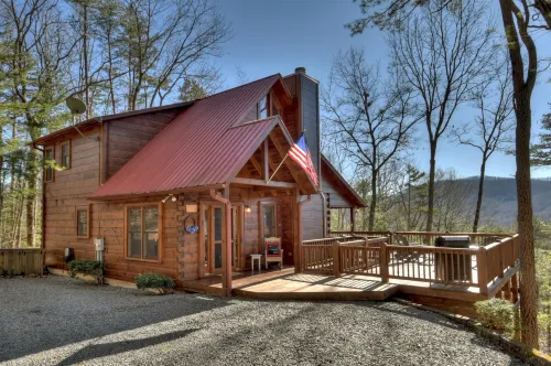 Charming Mountain Views and Expansive Decks - Idyllic Cabin Retreat Hotels in Fannin County