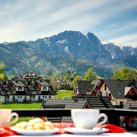 Grand Podhale Resort&Spa Zakopane - Jacuzzi z możliwością Rezerwacji na wyłączność - Widok na Tatry