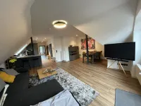 High-quality and cozy vacation apartment in the center of Bad Zwischenahn - balcony