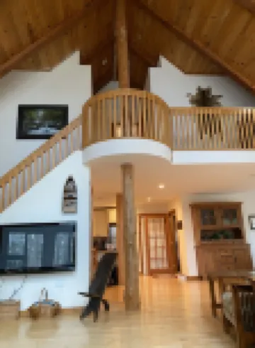 Great Adirondacks  retreat with five bedroomsHot tub,pool table.large open space