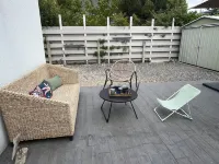 Walking distance to beach and shops, family home with fully enclosed garden.