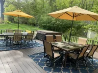 Paradise Lake Michigan Beach home with inground pool,  hot tub, sleeps 20