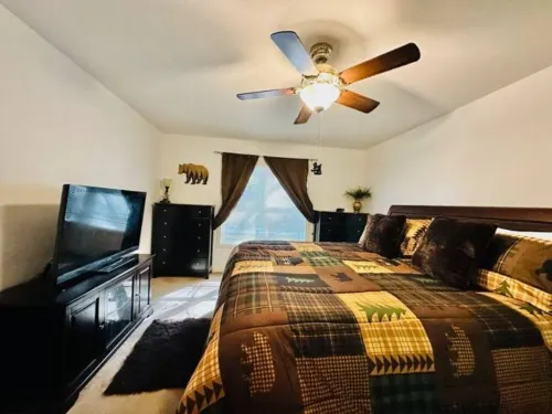 Stay at our Treetop Cabin. Feel as if you're high above the treetops at our VRBO