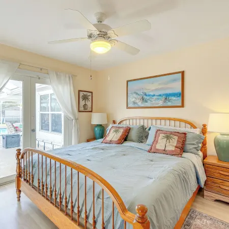 Fishing Dock and Grill Pet-Friendly North Port Home