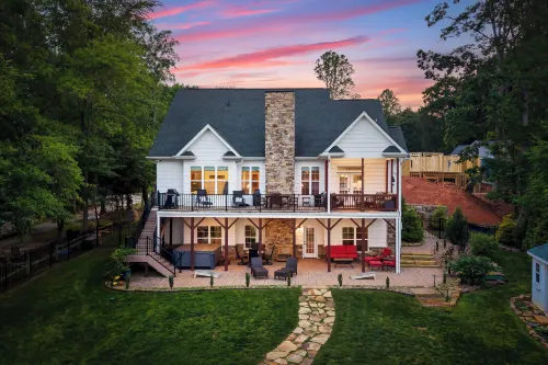 Spacious Waterfront Home on Lake Norman With Firepit, Views, and Dock Access