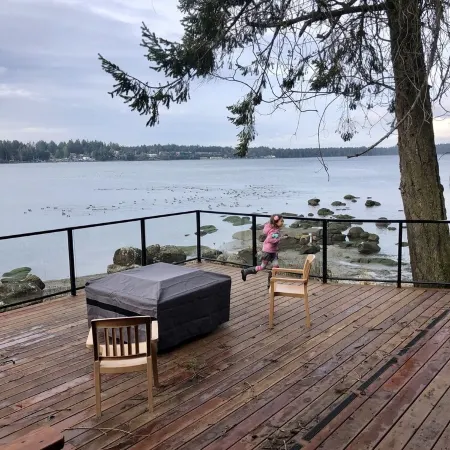 Oceanfront Nanoose Bay stunning views condo sleeps 6