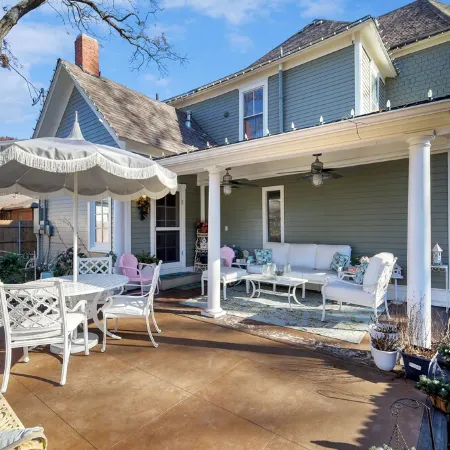 The Denton Street Holiday House, an 1893 Victorian in the Historic District