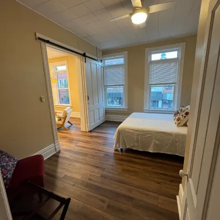 Charming Downtown Apartment with Bluff Views in Historic Decorah.