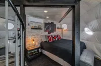 King Dome - 1 King Bed, 2 Queen Beds in Loft Accessed by Spiral Staircase