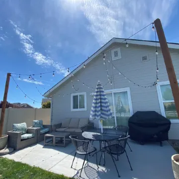 This 3-bedroom home is a hotspot for events, weddings and The Ford Idaho Center!