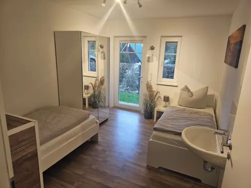 Cozy vacation apartment on the outskirts of the city Family and pet friendly Hotel a Bad Konig