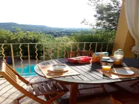 Villa with private pool and panoramic view